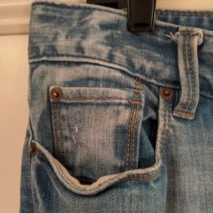 Loft distressed finish jeans